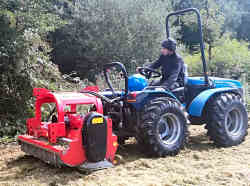 Tractor Mowing
